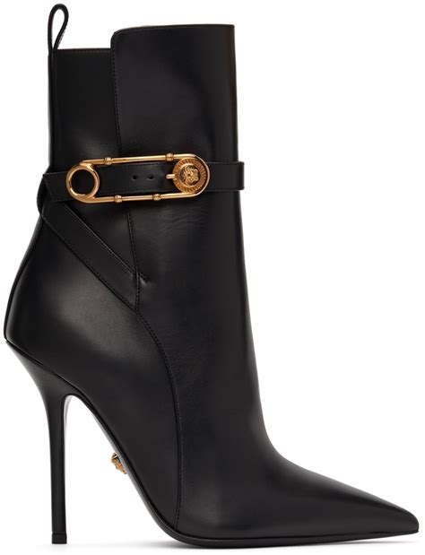 versace safety pin ankle boots|Women's Safety Pin boots .